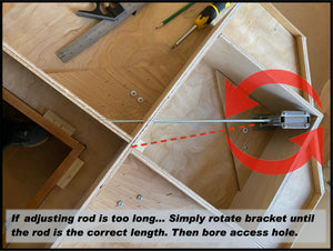 EZ-Susan (Rear leveler for corner cabinets)