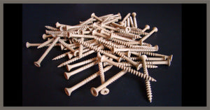 Case Hard Decking Screws 2-1/2" long - (1lb)